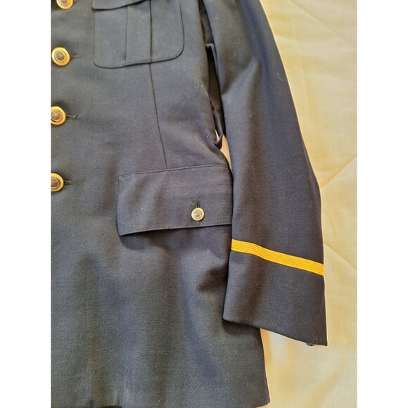 Vintage Wisconsin American Legion Uniform Jacket Patches Buttons Navy Blue - Picture 2 of 10